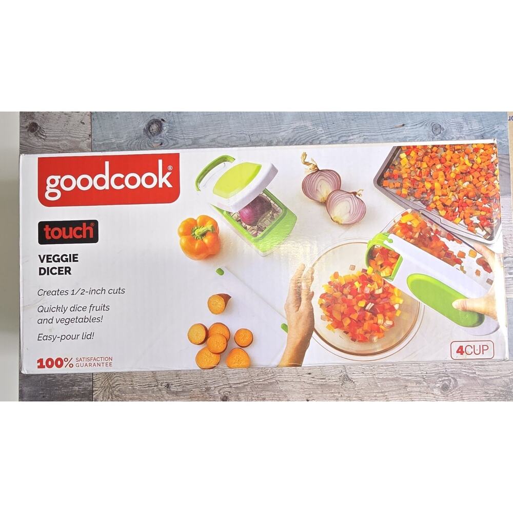 GoodCook PRO 4 Cup Veggie Dicer Chopper BPA Free